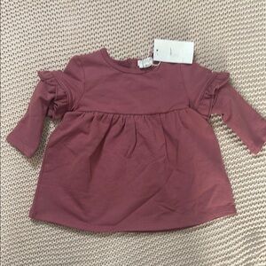 Kids Ruffled Mauve Dress